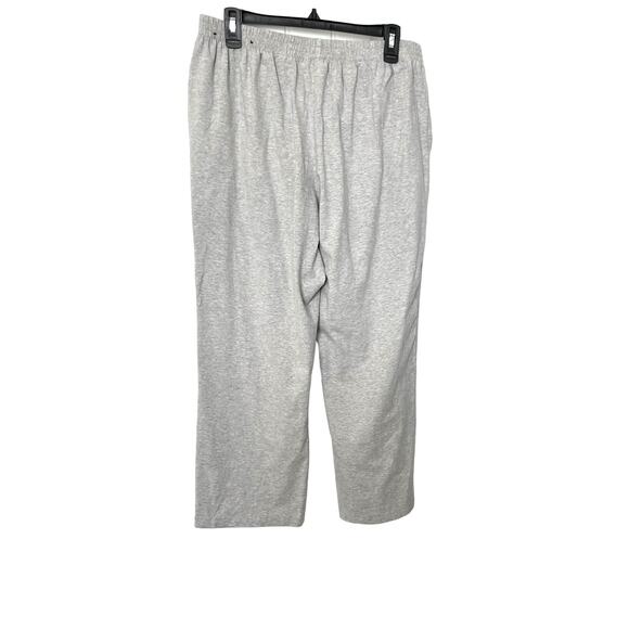 ALFRED DUNNER ACTIVEWEAR PANTS, WOMENS, 12P, HEATHER GREY W/ WHITE LACE TRIM - Picture 5 of 8